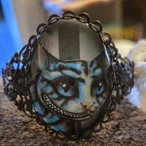HandmadecCheshire Cat Cuff Bracelet
